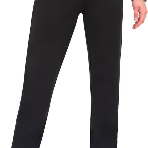 Pants - Dress Pants Women Work Business Pants Tummy Control Office Straight Leg Trousers